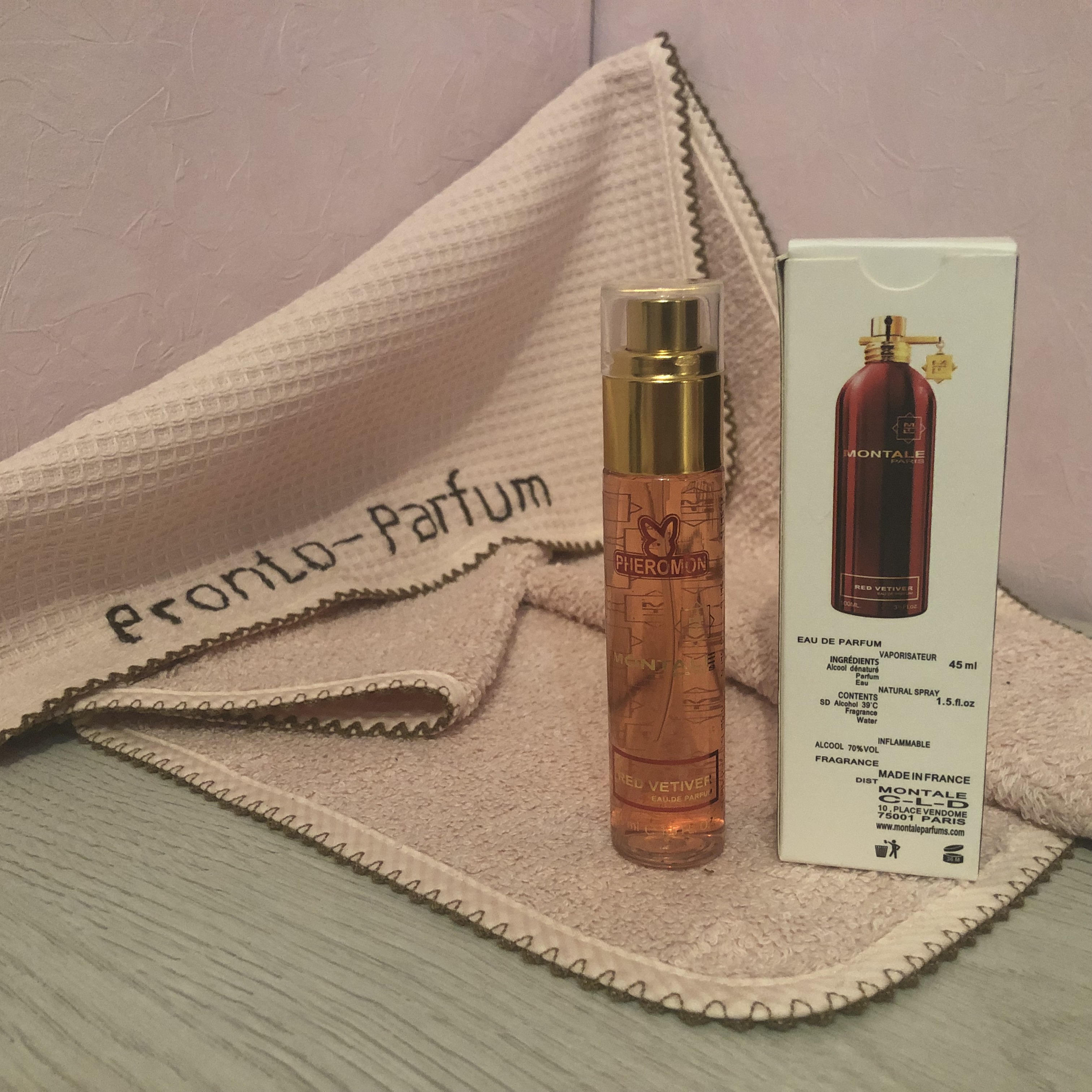 Ветивер, Пачули, Кедр, Грейпфрут, Черный перец, Перу бальзам.